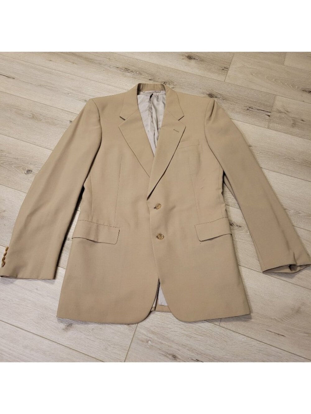 Vtg Hickmen Boardroom Smart Casual Country Club Blazer Suit Jacket 38R READ